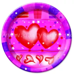 Taniere - SRDIEČKA - priemer 18 cm, bal. 6 ks, papier