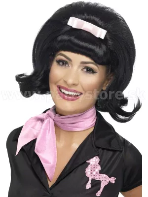 Parochňa - 50s BEEHIVE BOB -  čierna, dámska