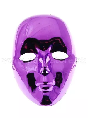 Maska - ANTAGONIST - fialová metalíza, plast
