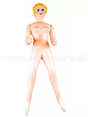 Bábika nafukovacia dáma - CHRISTINA - telová farba, 140 cm, gumená